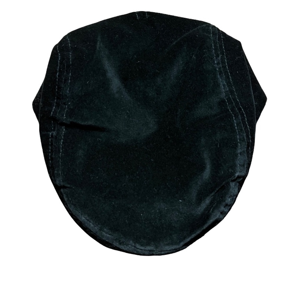 The Children's Place Black Velour Kids Cabbie Hat